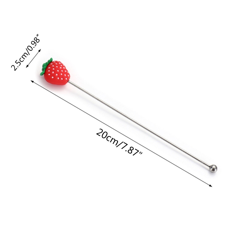 Ensemble De 6 Agitateurs à Cocktail En Acier Inoxydable Noir Ruthénium - Bâtonnets De Mélange 19 Cm Réutilisables Pour Boissons, Café Et Bar