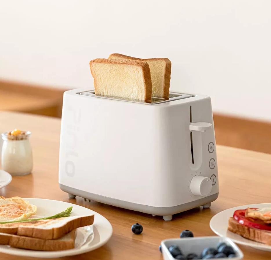 XIAOMI-Mini tostadora MIJIA Pinlo, tostadora de PL-T050W1H, horno para hornear, electrodomésticos de cocina, desayuno, pan, sandwichera, seguridad rápida