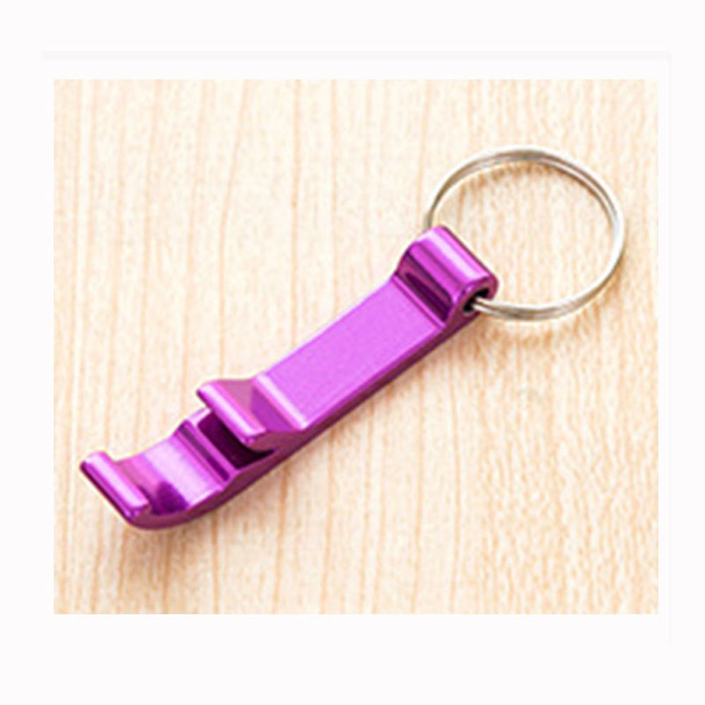 Mini ouvre-bouteille de bière Portable 4 en 1, porte-clés, porte-clés, barre de bière en métal, outil griffe , porte-clés d'extérieur