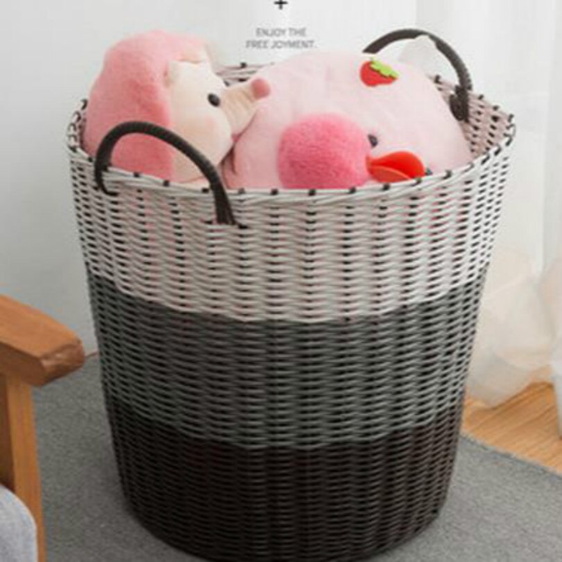 43*42cm cart laundry basket laundry hamper dirty clothes basket laundry organizer: Light Grey