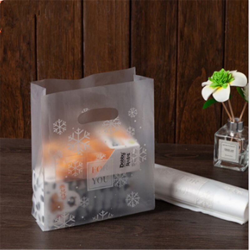 20*30cm engangs plastik emballage bage emballage pose køkken tilbehør dessert takeaway taske køkken gadgets jul: 8 / 20 stk
