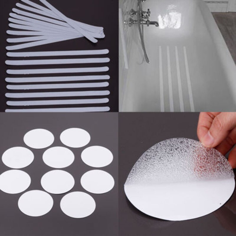 Anti-Slip Bath Grip Stickers Non-Slip Flooring Safety Bath Tub Shower Strips Tape Mat Applique Bathroom Accessories
