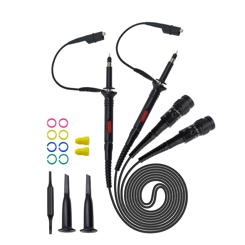 Cleqee Series DC-60MHz~200MHz Oscilloscope Probe For Tektronix HP / P2060 P2100 P2200 BNC Test Lead kit
