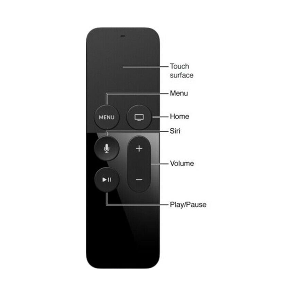 Für Apple TV Siri 4th Generation Fernbedienung A1513 MLLC2LL/EINE EMC2677 Controller Smart Fernsehen Schalter Zubehör