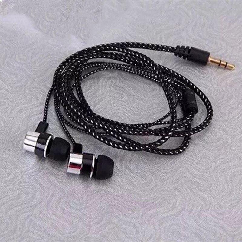 1pcs Wired Stereo Earphones Noise Canceling Earplugs for Portable Laptop Desktop Computer PC Headphones Headset: Silver