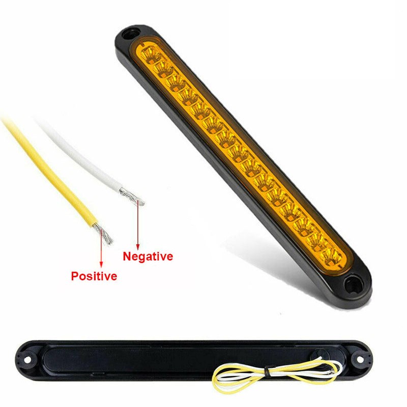 6pcs 15LED Rear Light Trailer Stop Signal Trailer LED Lights Truck LED 24v Truck Lights LED Tail Light 10-30V Tail Brake Light