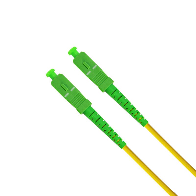 SC APC Patchcord 1m tot 3m glasvezel Patch cord 2.0mm PVC G657A Fiber Jumper Simplex SM FTTH Glasvezelkabel SC APC naar SC PC