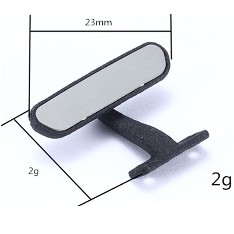 WPL D12 Lusterko wewnętrzne Wewnątrz widoku wstecznego 1/10 Ciężarówka 1/12 RC Crawler Cars Ulepszenia Len Parts Akcesoria do zdalnego sterowania Voiture