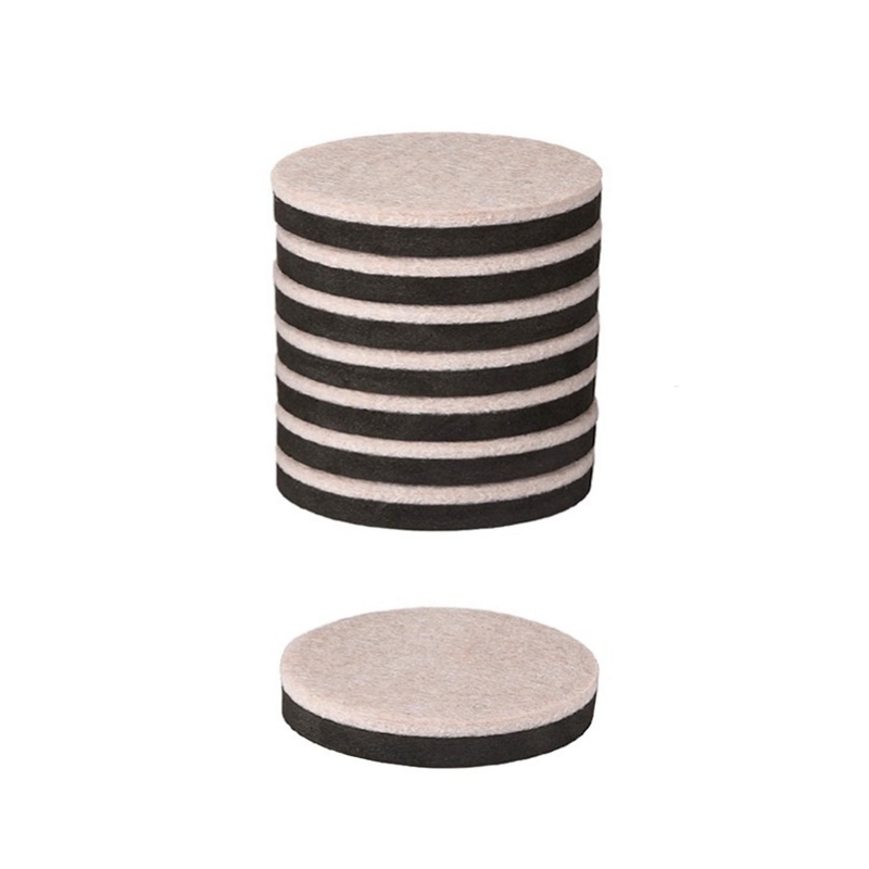 Coussinets de pieds épais en feutre pour meubles, tapis de pieds pour Table et chaise, meubles lourds, antidérapants, protection de sol en bois, 4/8/16 pièces: vert militaire