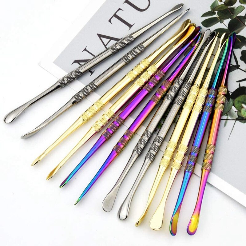 12Pcs Wax Carving Sculpting Tools Stainless Steel Polymer Clay Modelling Tools Double-Ended Wax Carver Tool Set