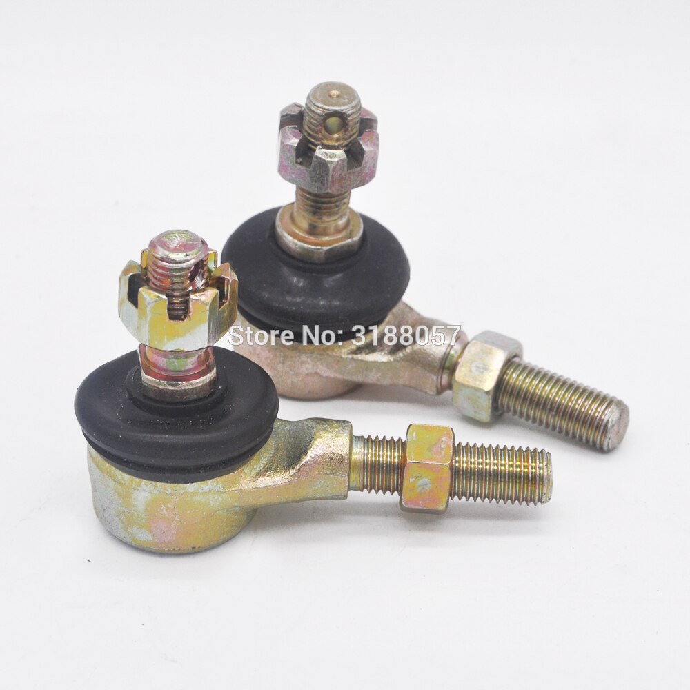 1 Pair M10-M10 Tie Rod End Kits Ball Joint Fit For China ATV 50cc 110cc 150cc 200cc 250cc 300cc Go Kart Karting Quads Bike Parts