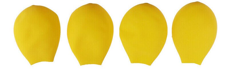 Pet Dog Shoes Waterproof Balloon Rubber Rain Boots Footwear cat Socks For Chihuahua puppy shoes: Yellow / M