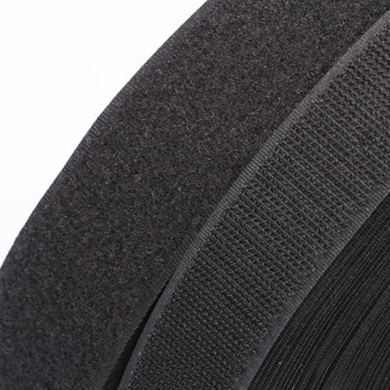 12M Pair Hook and Loop fastener Tape No Glue the hooks Hooks adhesive Sewing-on strips Magic tape DIY Clothing shoe hook loop