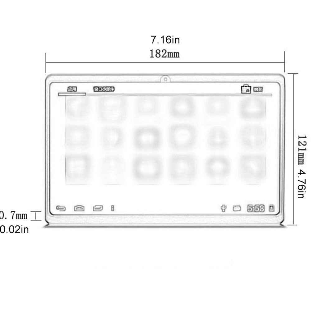 Q8 7-inch 512M RAM 8GB 720P WiFi Windows Business tablet Quad-core 10.5mm thickness Bluetooth 2.0 Wi-Fi Tablet PC