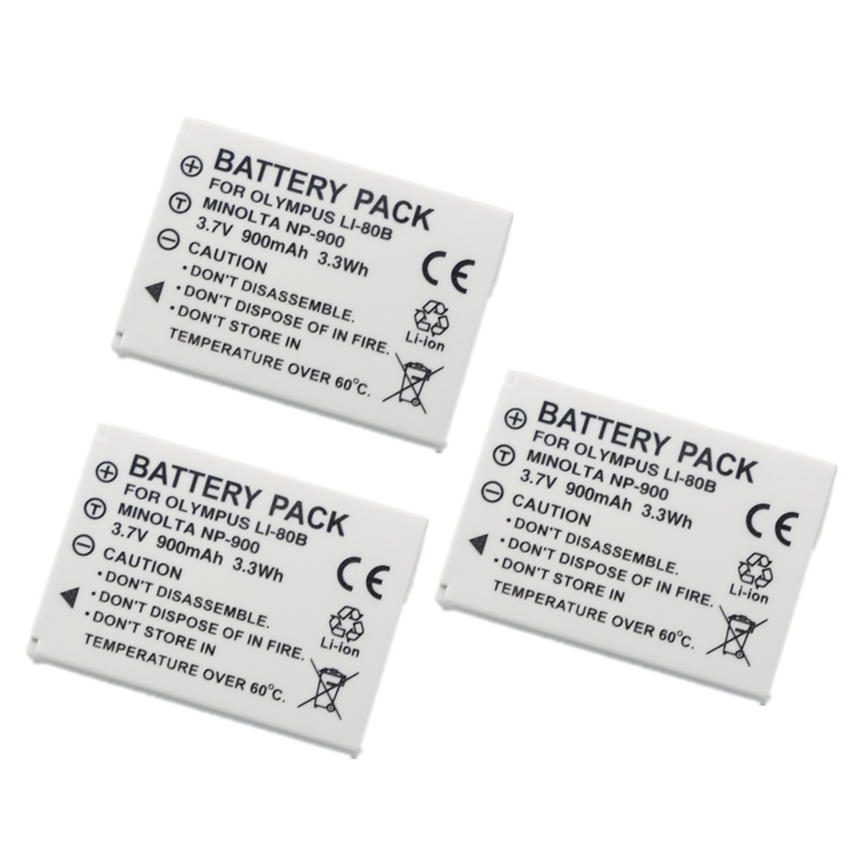 Li-80B Batterij Of Oplader Voor Olympus T-100 T-110 X-36 X-960 Konica Minolta NP-900 Dimage E40 E50: green