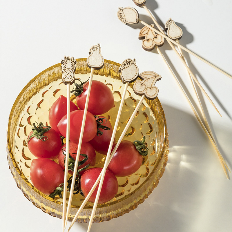 100PCS Cocktail Sticks Cute Toothpicks Fruit Food Picks For Kids Salad Dessert Sandwich Buffet Decorative Stick Kitchen Tools