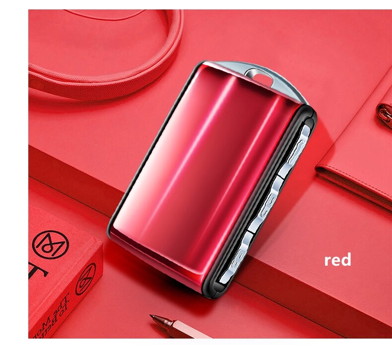 Car ABS Key Case Shell For Volvo XC40 XC60 S90 XC90 V90 T5 T6 T8 Fob Smart Key Replacement: only cover red