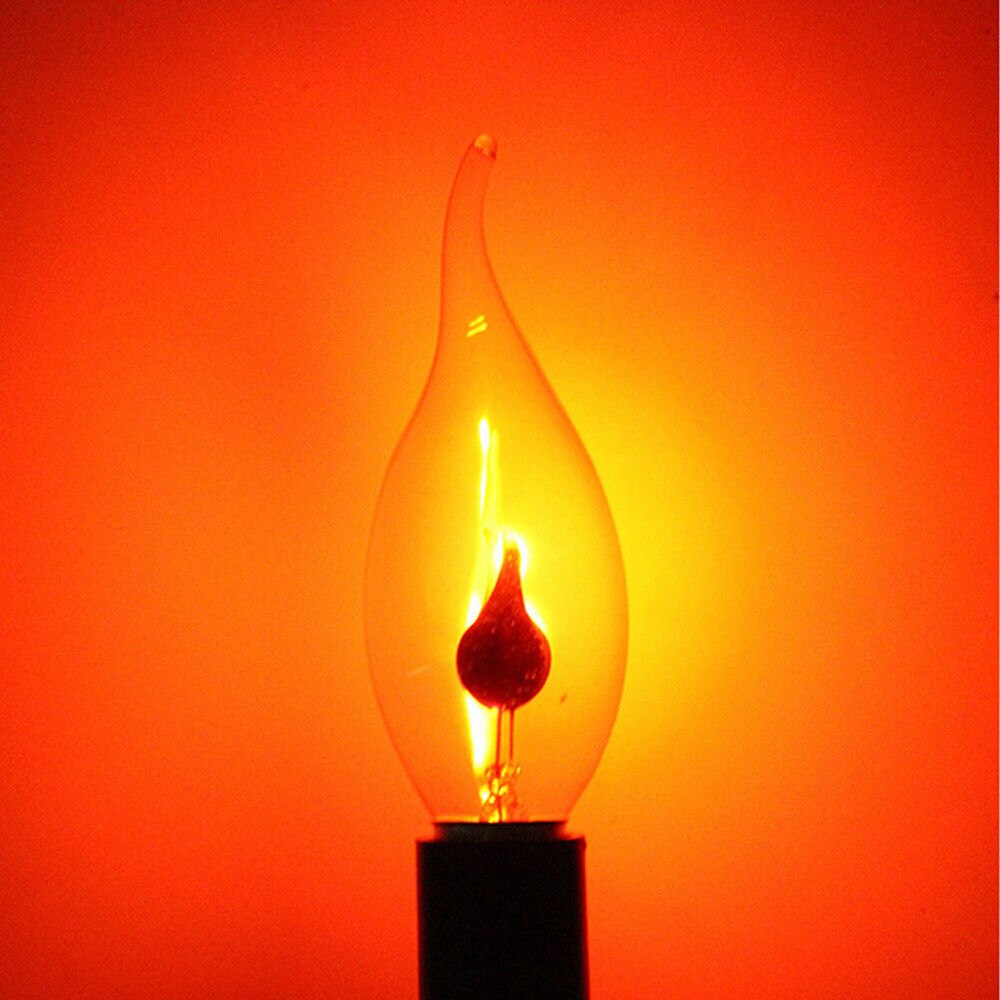 1 bombilla LED parpadeante con efecto de llama de fuego para decoración del hogar
