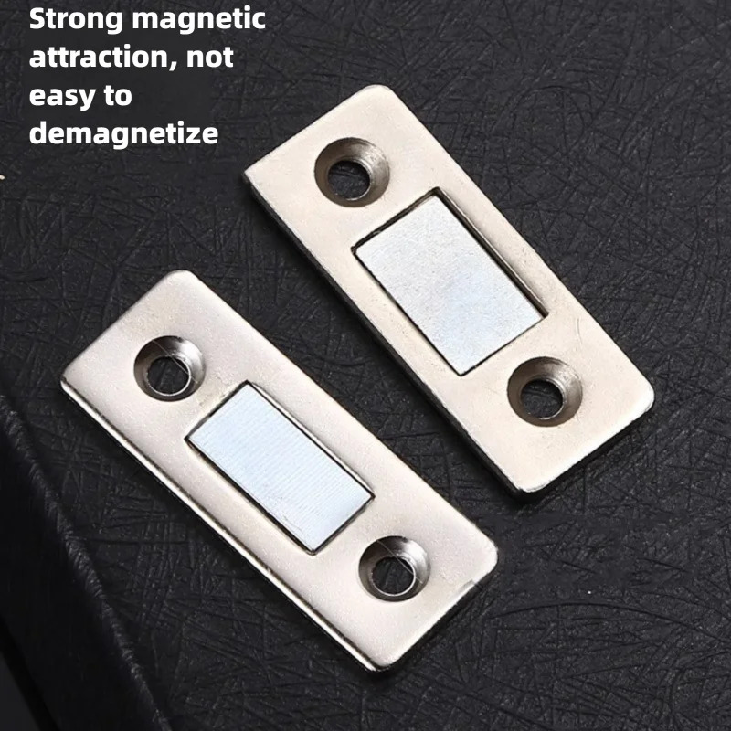 Magnetic Cabinet Catches Ultra Thin Door Strong Magnets Stopper Invisible Adhesive Drawer Magnet Lock for Kitchen Closet Closer