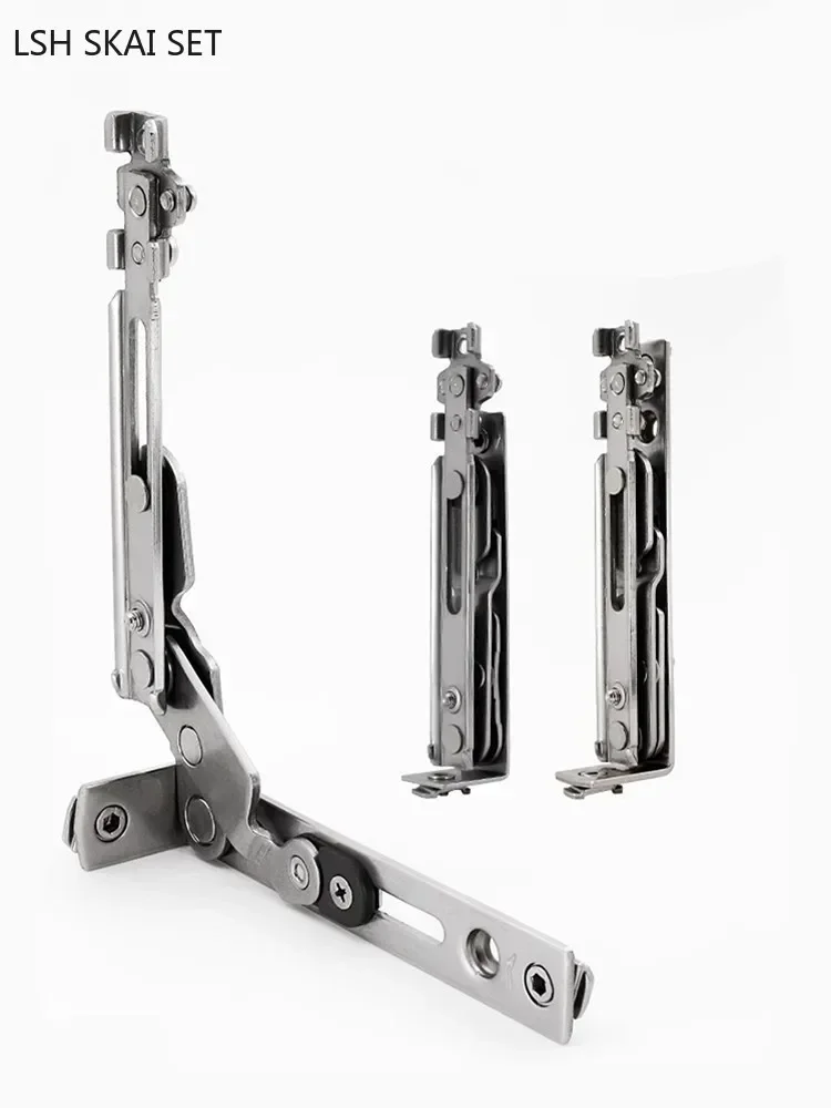 1Pair Broken Bridge Door and Window Hinge Stainless Steel Concealed Hinges Flat Open Window Brace Cabinet Door Hardware Fittings