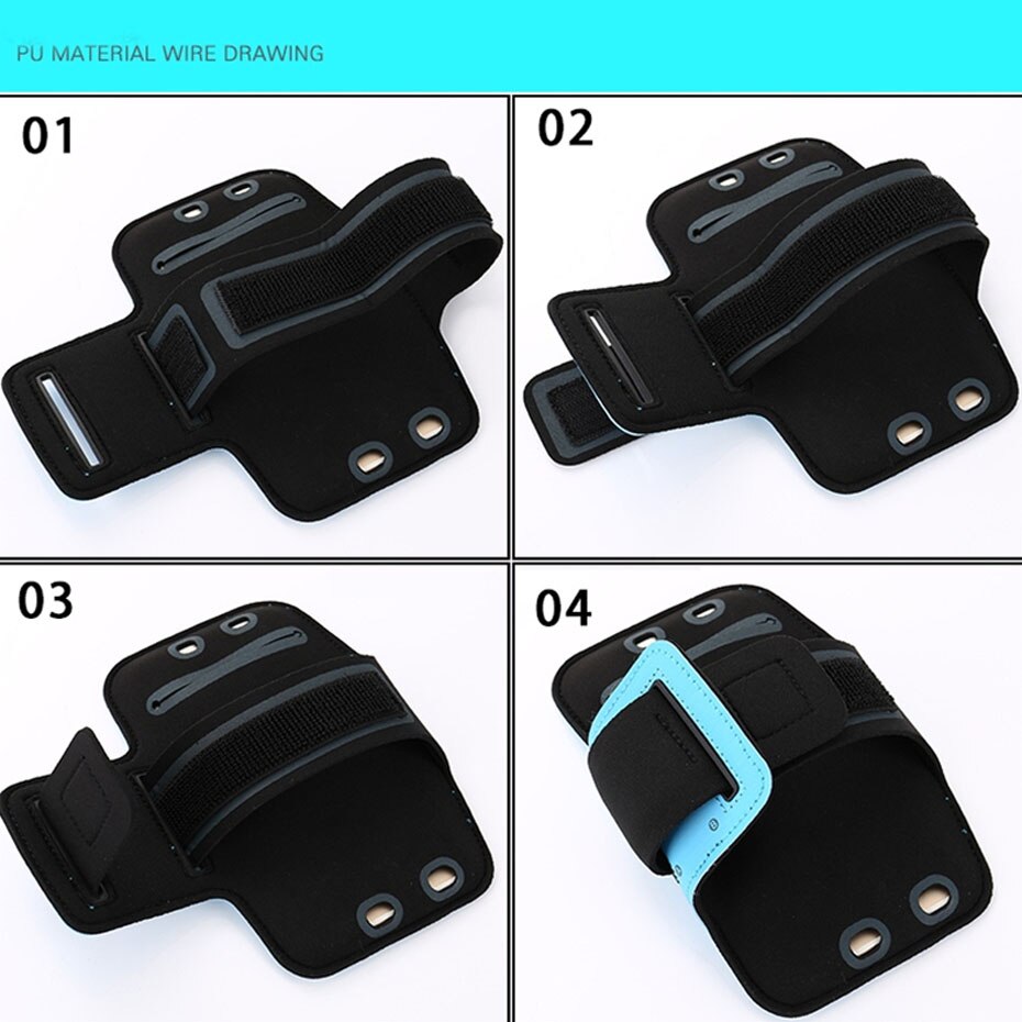 Arm band Holder For Samsung Galaxy S3 S4 S5 S6 S7 S8 S9 Edge Plus Note 4 5 8 9 Sport Running Armband Waterproof Bag Cover Cases