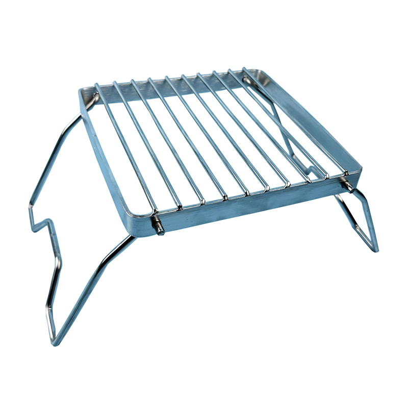 Opvouwbare Roestvrijstalen 304 Food Grade Stand Grill Draagbare Barbecue Raster Gaas Net Voor Outdoor Patio Kamperen