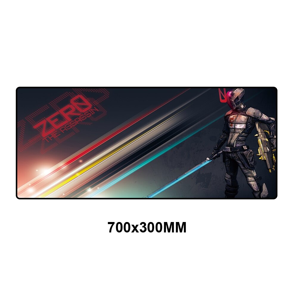 Borderlands Mouse Pad Grote Gaming Mousepad Computer Spelen Pad Game Desktop Pc Muismat Groot Bureau Mat Kantoor Xl Gaming padmouse: WZZD-010