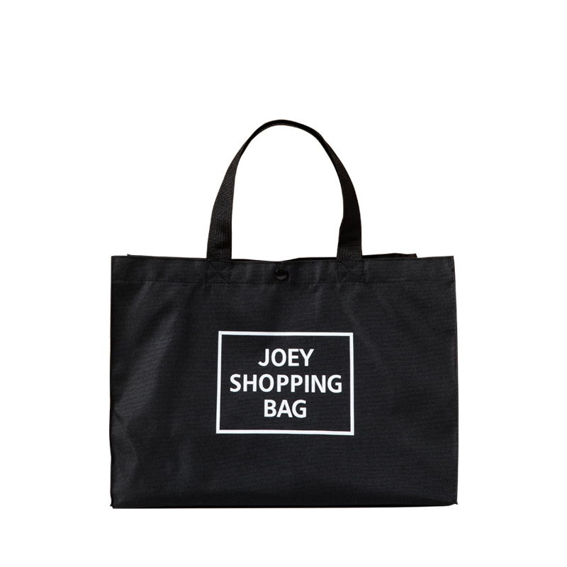 Saco dobrável preto do comprador do Eco, sacola portátil do armazenamento do mantimento, grande capacidade, bolsas de compras impermeáveis do ombro, supermercado: CORAL