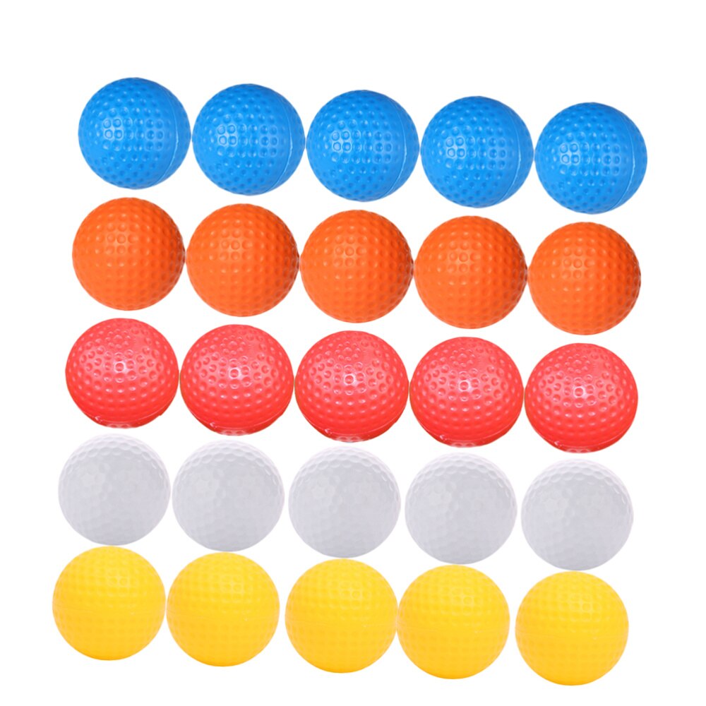 Balle de Golf Non poreuse pratique créative légère balle de Golf accessoire de Golf balles de pratique balle creuse pour la maison intérieure: Default Title