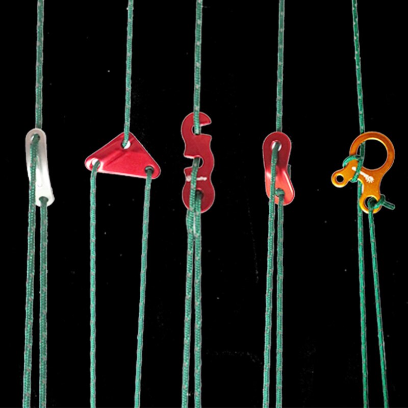 Corde de tente paracorde réfléchissante, 2.5mm, multifonctionnelle, audacieuse, fixe, corde à linge réfléchissante, polyvalente, 50 pieds