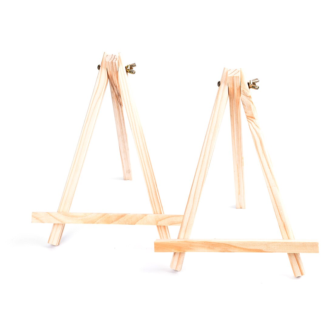 2 Stck Mini Künstler Holz Staffelei Holz Hochzeit Tisch Karte Stand Anzeige Halfter Für Party Dekoration 24cm 1PJ00585-2 Triange staffelei