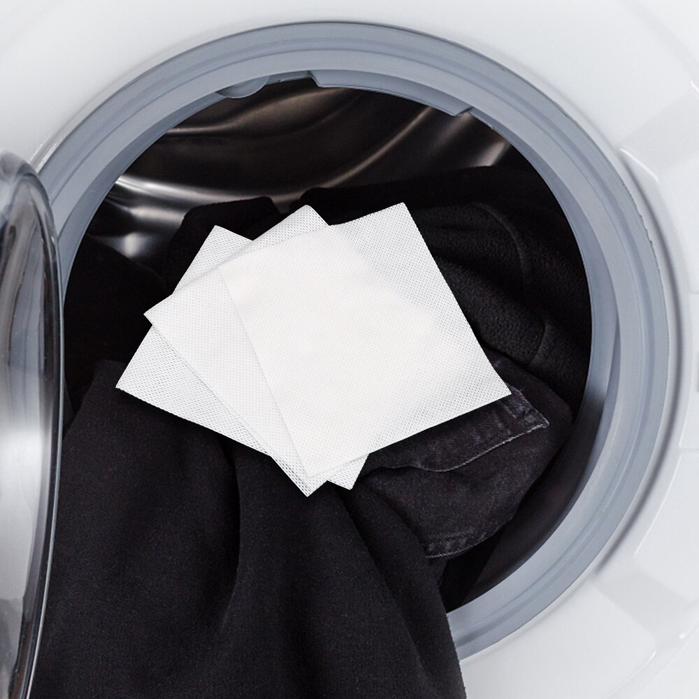 24pcs Anti Dyed Cloth Laundry Papers Machine Use Mixed Dyeing Proof Color Absorption Sheet Color Catcher Grabber Cloth