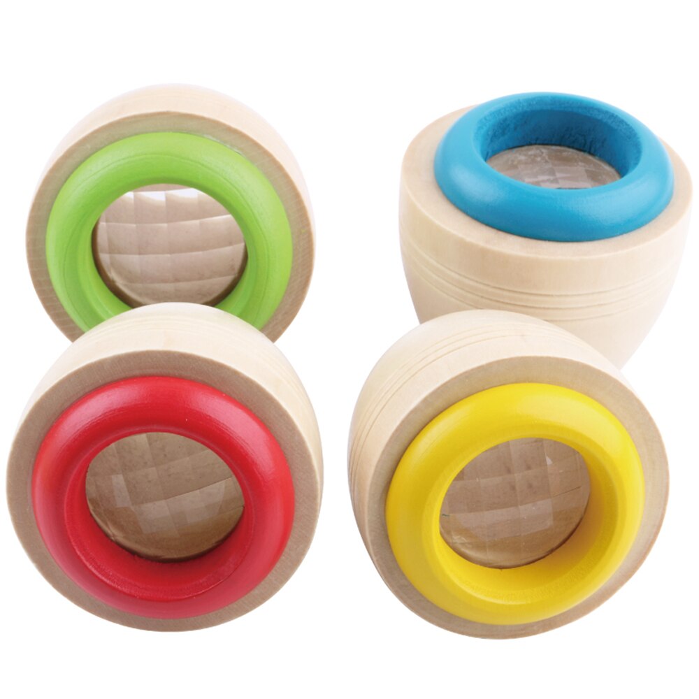 Houten Educatief Magic Kaleidoscope Baby Kid Kinderen Leren Puzzel Speelgoed L0097