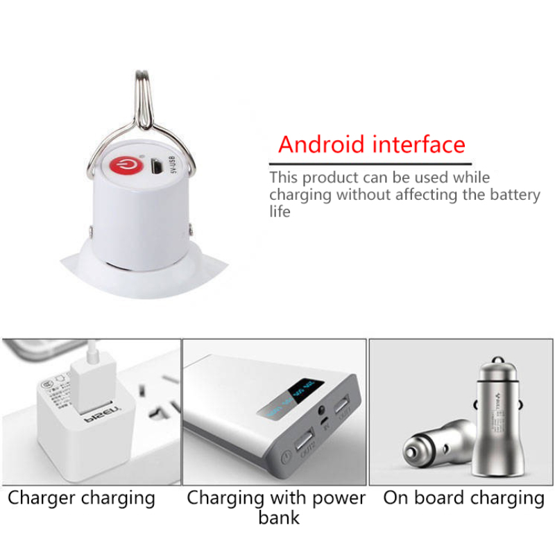350W Draagbare Kampeerverlichting Batterij Lantaarn Oplaadbare Lamp Bbq Tenten Verlichting Huis Buitenlamp Usb Led Noodverlichting