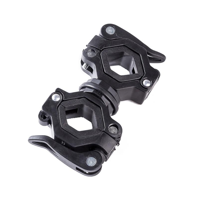 360° Rotation Cycling Clip Clamp Flashlight Mount Holder Universal Bicycle Bike LED Light Flashlight Torch Mount Holder: 03