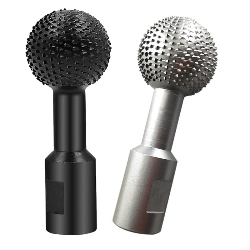 10Mm/14Mm Bal Guts Sferische Spindels Vormige Hout Guts Power Carving Bevestiging Voor Houtbewerking Hoek Grinder Hand gereedschap