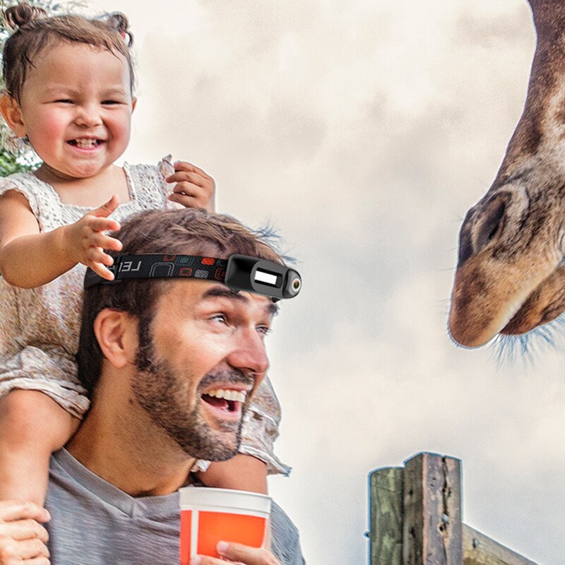 Cámara de deportes al aire libre con faro delantero, videocámara deportiva impermeable montada en la cabeza 1080P para grabación de trabajo en el campo