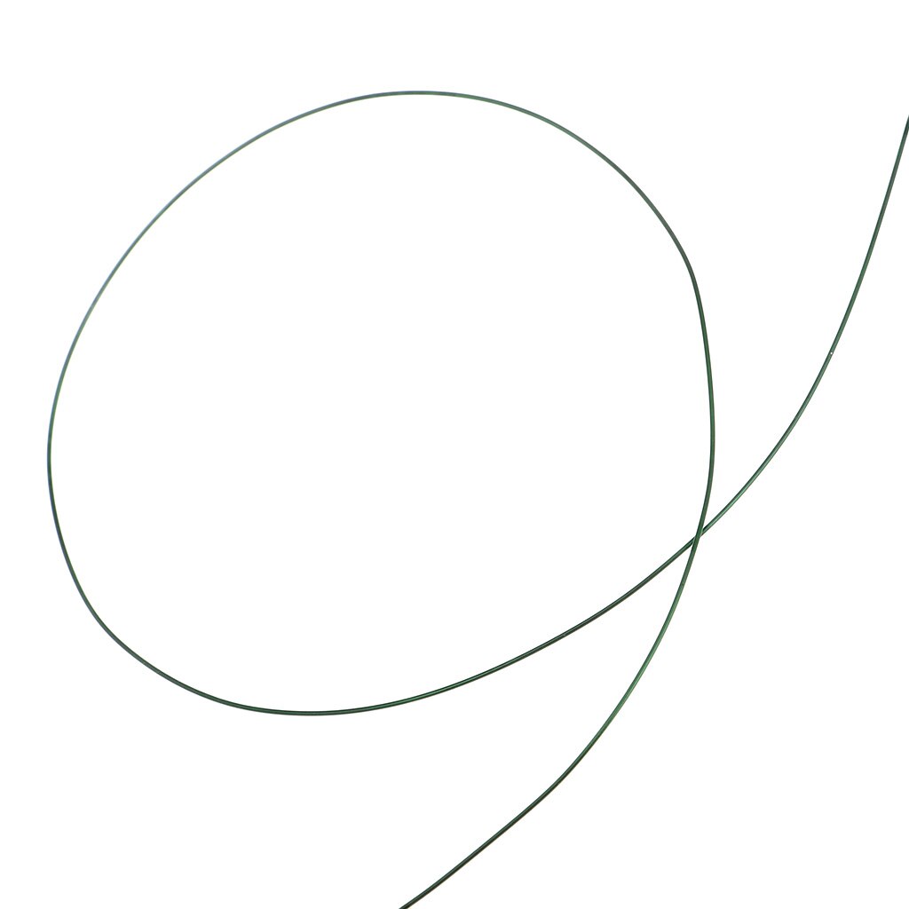 40m længde jerntråd tynd jernlinje til diy-model gør bindende værktøjer grøn