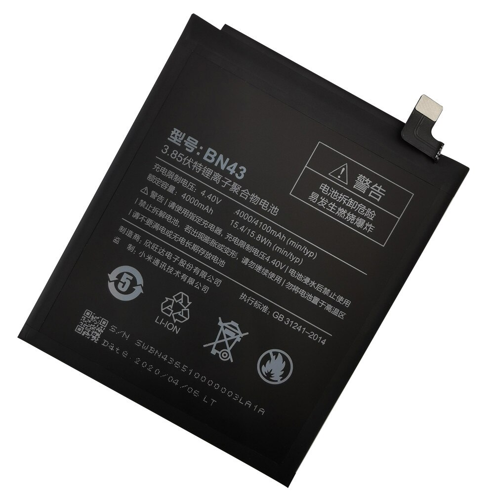 Batterie kompatibel mit Xiaomi Mi Redmi Hinweis 4 / 4X 5 / 5A / 5X 6 / 6X / A2 7/8 Lite Pro mit freies werkzeug kits