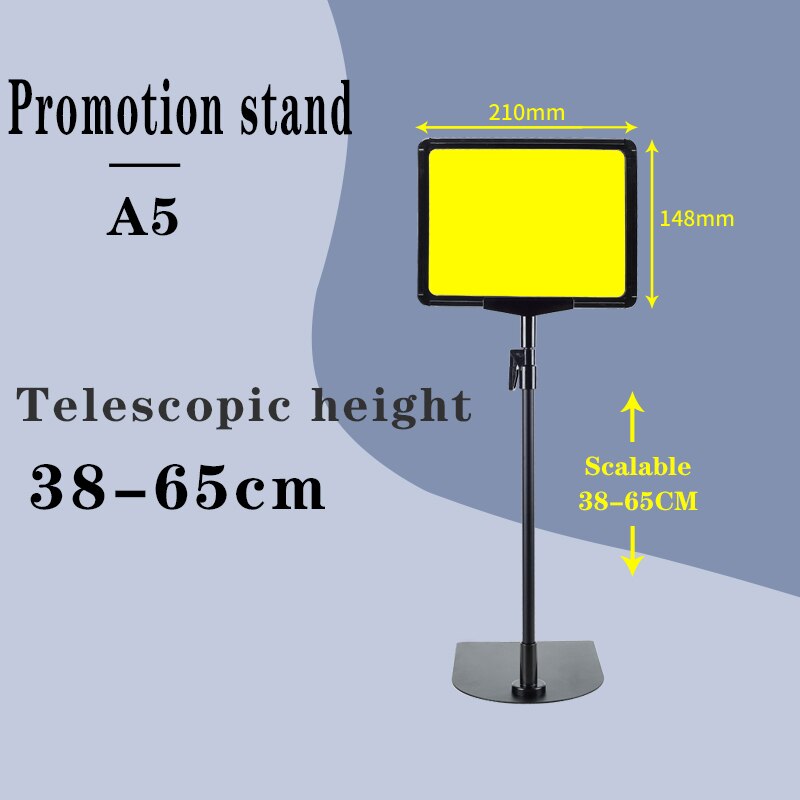 A5Vertical Bewegwijzering Fruit Winkel Display Magazijn Billboard Supermarkt Prijskaartje Plank Beugel Prijskaartje Display Stand: Normal