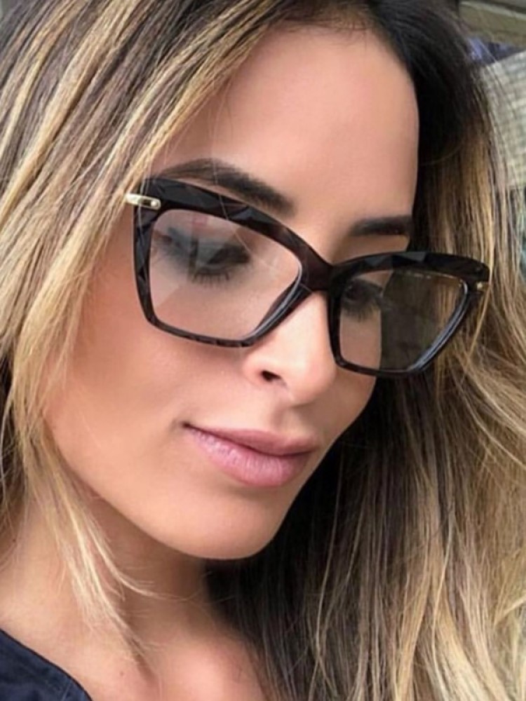 Nuevas gafas de ojo de gato sexis para mujer, gafas transparentes de de , gafas transparentes Vintage, gafas con montura óptica