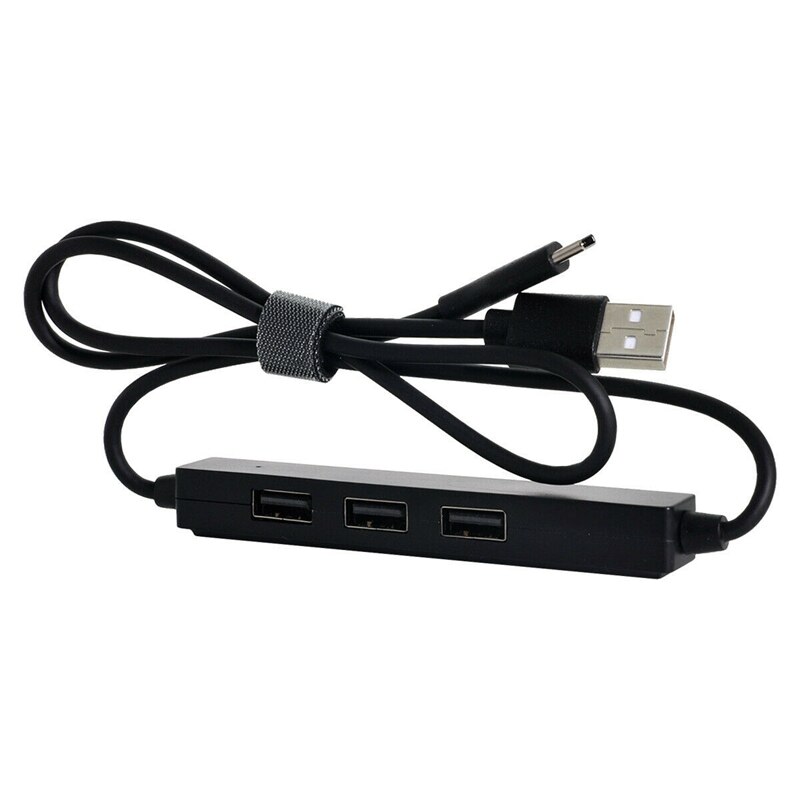 3 Ports USB HUB High Speed USB2.0 480Mbps USB Splitter Type-C Data Cable for Laptop Cell Phone Tablet