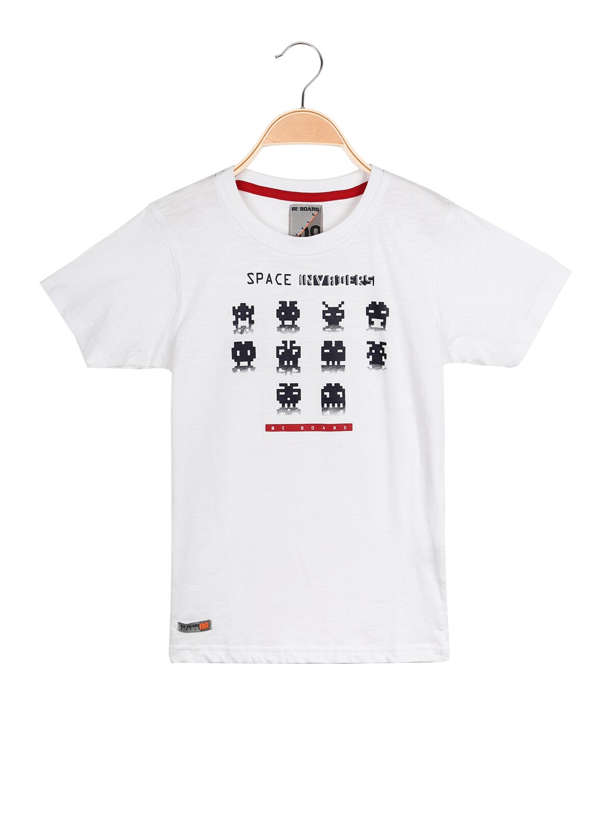 WERDEN BORD T-shirt baumwolle gedruckt: BIANC / 7