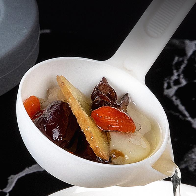 1Pc Effen Kleur Olie Separator Lepel Anti-Brandwonden Plastic Olie Filter Lepel Olie Soep Separator Keuken Gereedschap Accessoires