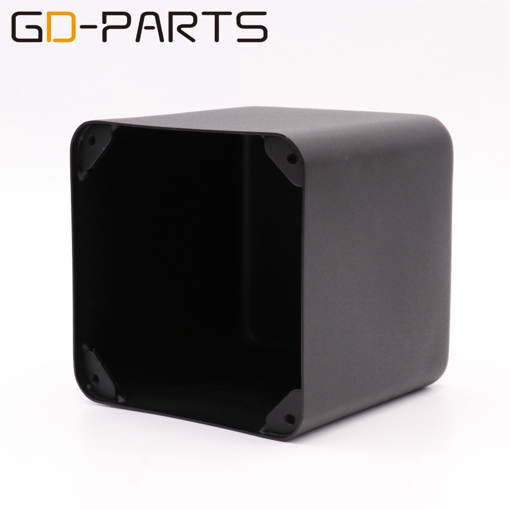 1PC 123*123*120mm czarne żelazne pokrywa transformatora metalowa trioda Protect Box obudowa obudowa Hifi Audio Vintage wzmacniacz lampowy DIY