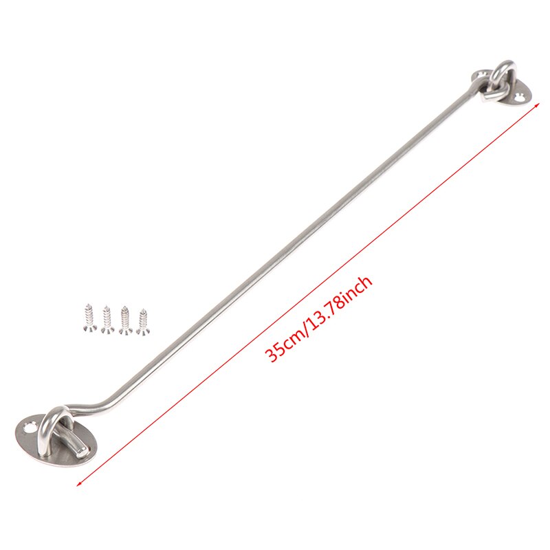 7 Size Stainless Steel Privacy Hook And Eye Latch Solid Thicken Barn Door Latch