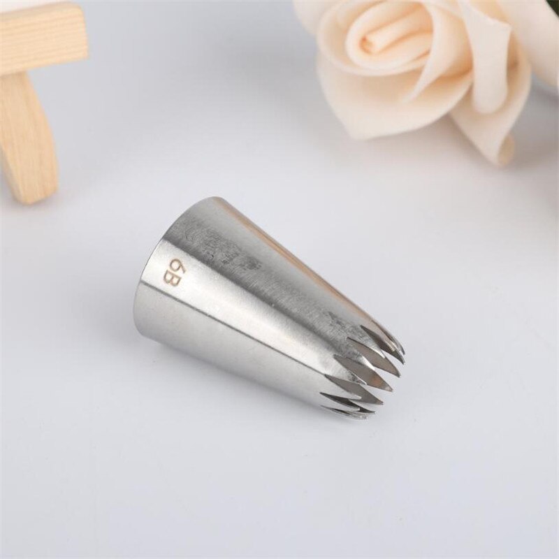 Rvs Nozzle Cake Decorating Tips Schrijven Buis Icing Nozzle Bakken &amp; Gebak Gereedschappen Cupcake Bakken Tools 6B