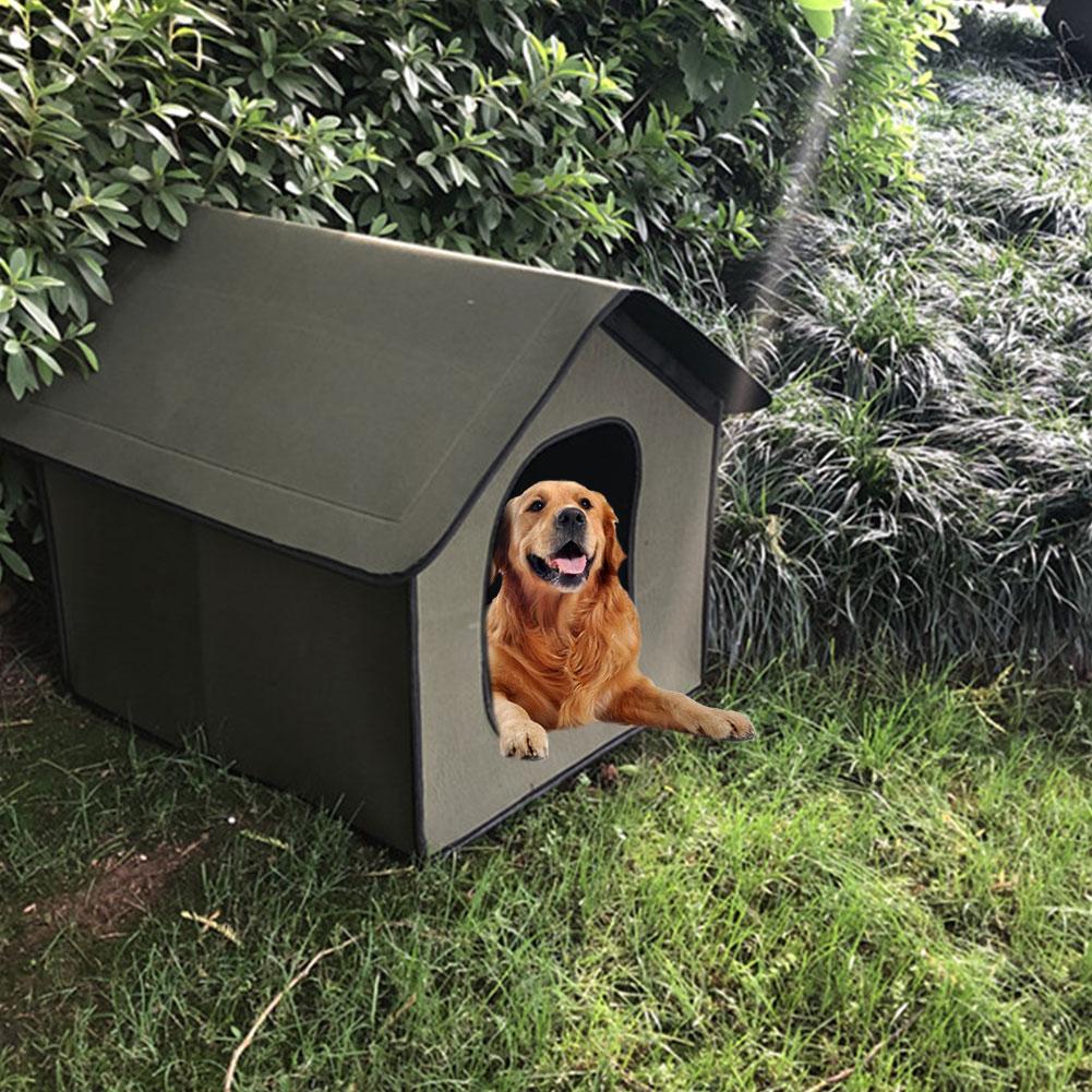 Pet Outdoor House Waterproof Weatherproof Cat House Foldable Pet Shelter for Pets
