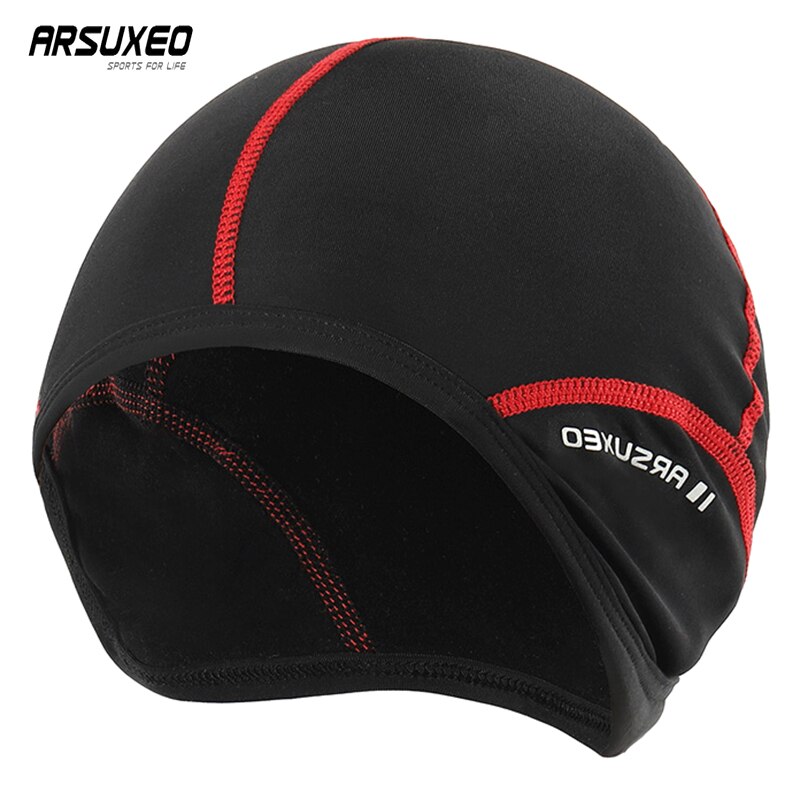 Arsuxeo Winter Fietsen Cap Man Road Fietsen Caps Sneldrogende Thermische Fleece Cap Ademend Winddicht Mountainbike Hoeden