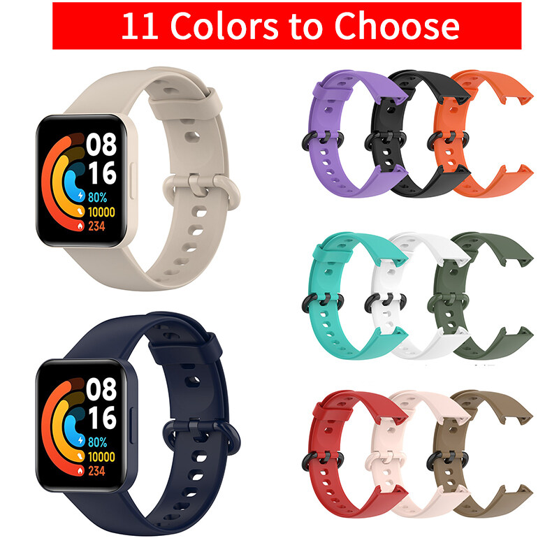 Szklane etui 9D + pasek do zegarka Redmi Watch 2 Lite PC Hard Cover Screen Protector Watchband Bransoletka do zegarka Redmi Watch2 Lite Akcesoria